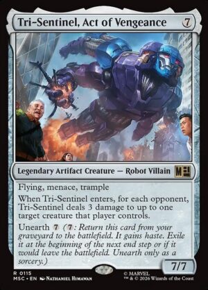 Tri-Sentinel, Act of Vengeance Surge - Surge Foil<br /><span class="collector-number">Collector No. 115</span>
