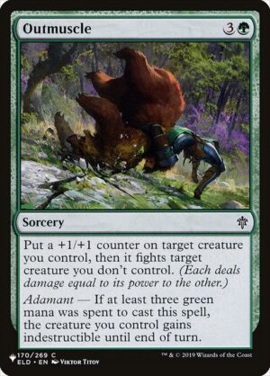 Outmuscle<br /><span class="collector-number">Collector No. ELD-170</span>