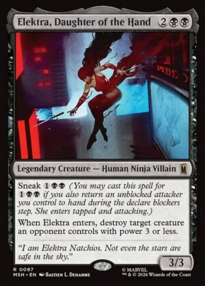 Elektra, Daughter of the Hand - Foil<br /><span class="collector-number">Collector No. 97</span>