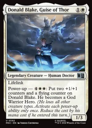 Donald Blake, Guise of Thor - Foil<br /><span class="collector-number">Collector No. 592</span>