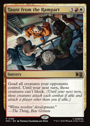 Taunt from the Rampart Surge - Surge Foil<br /><span class="collector-number">Collector No. 188</span>