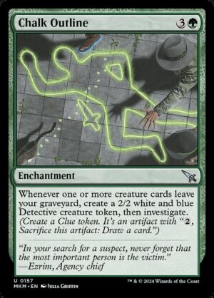 Chalk Outline - Foil<br /><span class="collector-number">Collector No. 157</span>