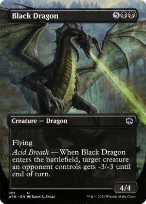 Black Dragon - Foil<br /><span class="collector-number">Collector No. 291</span>