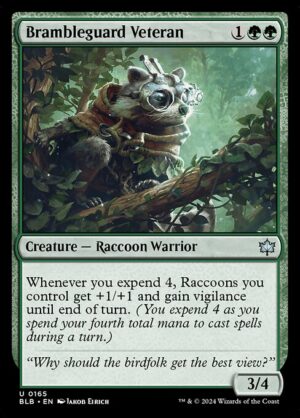 Brambleguard Veteran - Foil<br /><span class="collector-number">Collector No. 165</span>