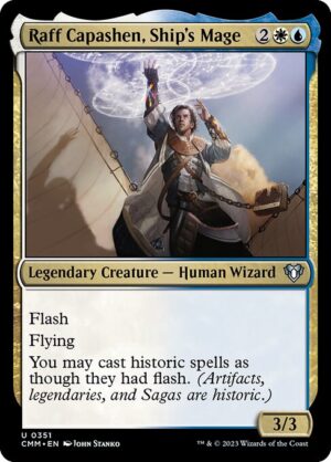 Raff Capashen, Ship's Mage - Foil<br /><span class="collector-number">Collector No. 351</span>