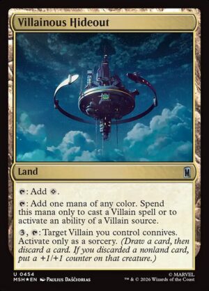 Villainous Hideout Surge - Surge Foil<br /><span class="collector-number">Collector No. 454</span>