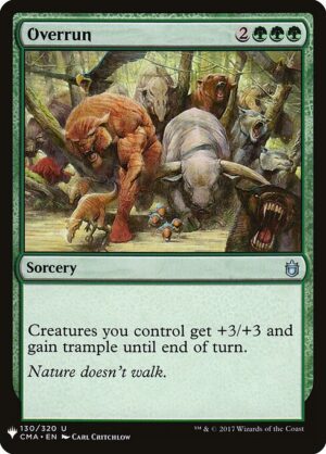 Overrun<br /><span class="collector-number">Collector No. CMA-130</span>