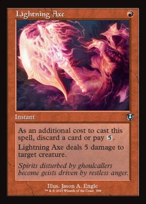 Lightning Axe - Foil<br /><span class="collector-number">Collector No. 398</span>
