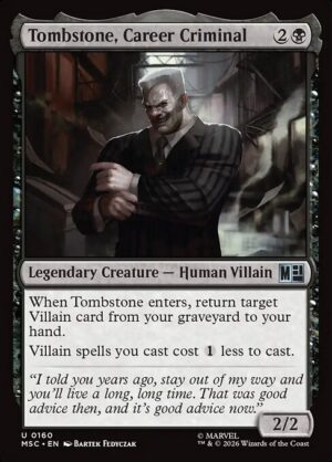 Tombstone, Career Criminal Surge - Surge Foil<br /><span class="collector-number">Collector No. 160</span>