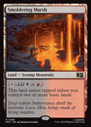 Smoldering Marsh Surge - Surge Foil<br /><span class="collector-number">Collector No. 266</span>