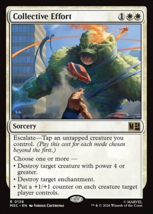 Collective Effort Surge - Surge Foil<br /><span class="collector-number">Collector No. 126</span>