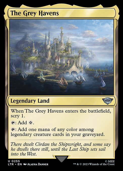 The Grey Havens<br /><span class="collector-number">Collector No. 255</span>