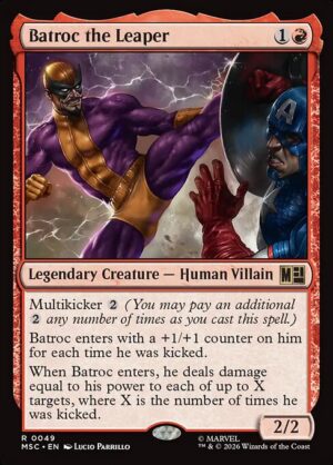 Batroc the Leaper Surge - Surge Foil<br /><span class="collector-number">Collector No. 49</span>