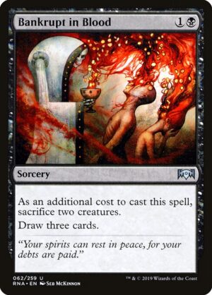 Bankrupt in Blood - Foil<br /><span class="collector-number">Collector No. 62</span>