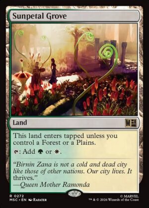Sunpetal Grove Surge - Surge Foil<br /><span class="collector-number">Collector No. 272</span>