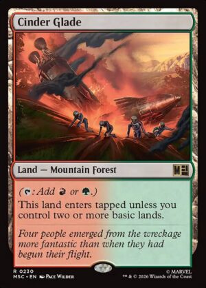 Cinder Glade Surge - Surge Foil<br /><span class="collector-number">Collector No. 230</span>