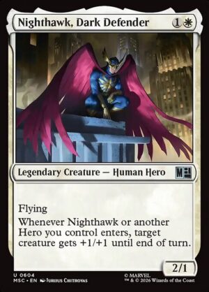 Nighthawk, Dark Defender<br /><span class="collector-number">Collector No. 604</span>