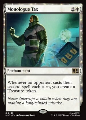 Monologue Tax Surge - Surge Foil<br /><span class="collector-number">Collector No. 139</span>