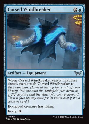 Cursed Windbreaker - Foil<br /><span class="collector-number">Collector No. 47</span>