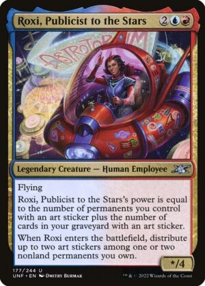 Roxi, Publicist to the Stars - Foil<br /><span class="collector-number">Collector No. 177</span>