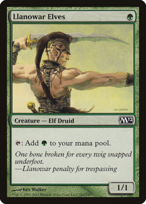 Llanowar Elves<br /><span class="collector-number">Collector No. 182</span>