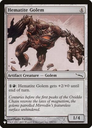 Hematite Golem<br /><span class="collector-number">Collector No. MRD-185</span>