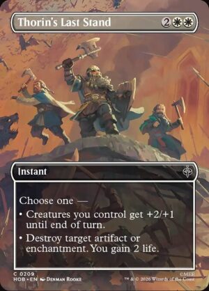 Thorin's Last Stand - Foil<br /><span class="collector-number">Collector No. 209</span>
