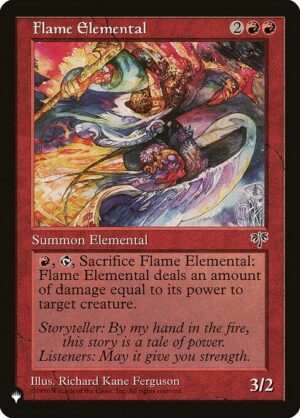 Flame Elemental<br /><span class="collector-number">Collector No. MIR-175</span>