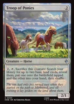 Troop of Ponies - Foil<br /><span class="collector-number">Collector No. 3</span>