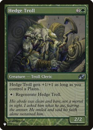 Hedge Troll<br /><span class="collector-number">Collector No. PLC-151</span>