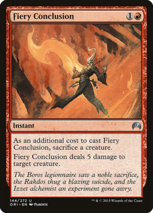 Fiery Conclusion<br /><span class="collector-number">Collector No. 144</span>
