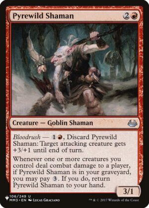 Pyrewild Shaman<br /><span class="collector-number">Collector No. MM3-106</span>