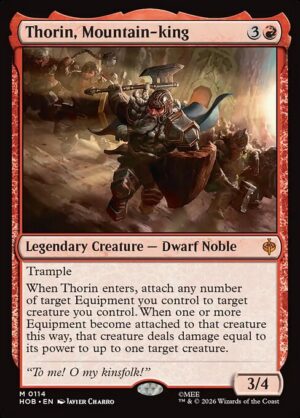 Thorin, Mountain-king<br /><span class="collector-number">Collector No. 114</span>