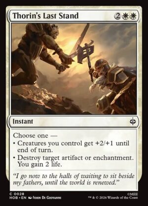Thorin's Last Stand - Foil<br /><span class="collector-number">Collector No. 28</span>