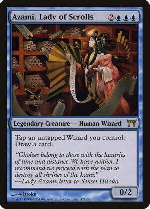 Azami, Lady of Scrolls<br /><span class="collector-number">Collector No. 52</span>
