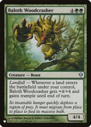 Baloth Woodcrasher<br /><span class="collector-number">Collector No. ZEN-157</span>
