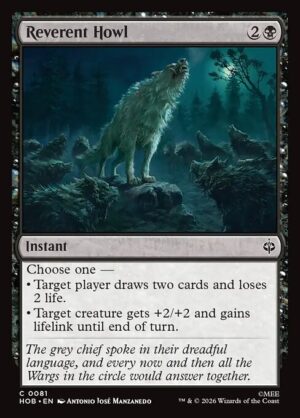 Reverent Howl - Foil<br /><span class="collector-number">Collector No. 81</span>