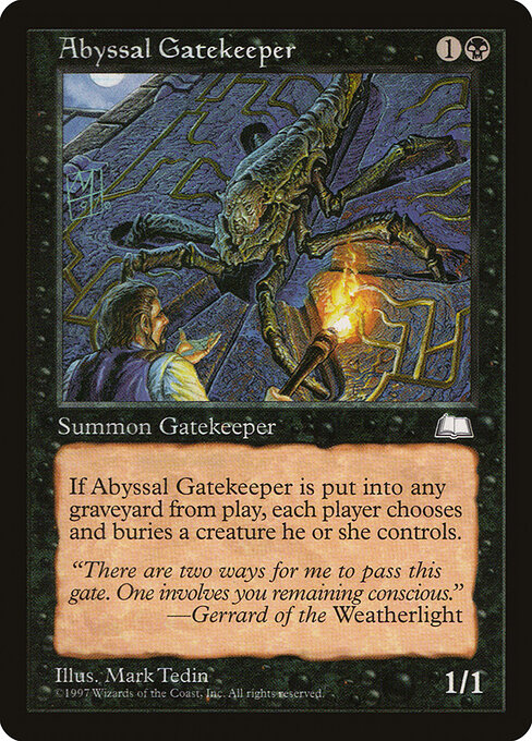 Abyssal Gatekeeper — Weatherlight