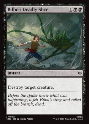 Bilbo's Deadly Slice - Foil<br /><span class="collector-number">Collector No. 62</span>