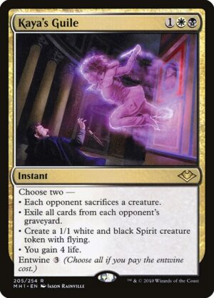 Kaya's Guile<br /><span class="collector-number">Collector No. 205</span>