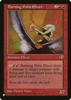 Burning Palm Efreet<br /><span class="collector-number">Collector No. MIR-161</span>
