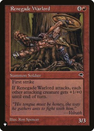 Renegade Warlord<br /><span class="collector-number">Collector No. TMP-197</span>