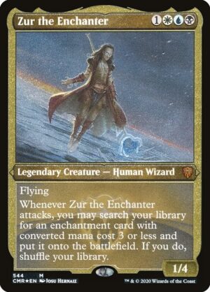 Zur the Enchanter - Etched<br /><span class="collector-number">Collector No. 544</span>