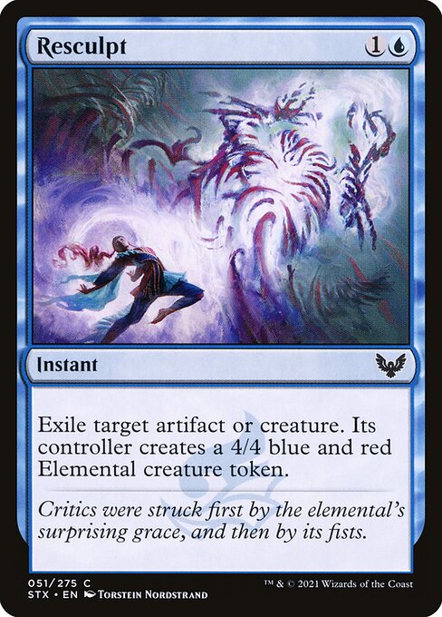 Resculpt<br /><span class="collector-number">Collector No. 51</span>