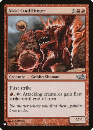 Akki Coalflinger<br /><span class="collector-number">Collector No. DD1-33</span>