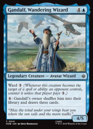Gandalf, Wandering Wizard - Foil<br /><span class="collector-number">Collector No. 41</span>