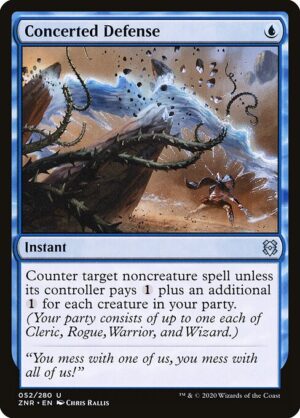Concerted Defense - Foil<br /><span class="collector-number">Collector No. 52</span>