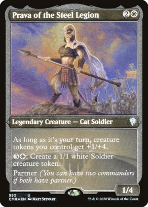 Prava of the Steel Legion - Etched<br /><span class="collector-number">Collector No. 552</span>