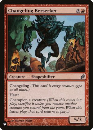 Changeling Berserker<br /><span class="collector-number">Collector No. LRW-160</span>