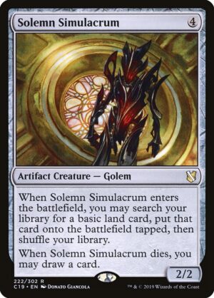 Solemn Simulacrum<br /><span class="collector-number">Collector No. 222</span>